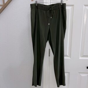 Army Green straight‎ leg & light weight pant women’s size large